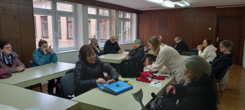 Interaktivno predavanje za članove Udruge slijepih Međimurske županije 
pod nazivom „Sebičnost ili altruizam?“