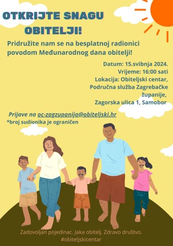 OBILJEŽAVANJE MEĐUNARODNOG DANA OBITELJI – PODRUČNA SLUŽBA ZAGREBAČKA