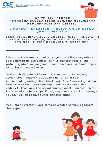 LIKOVNO-KREATIVNA RADIONICA ZA DJECU